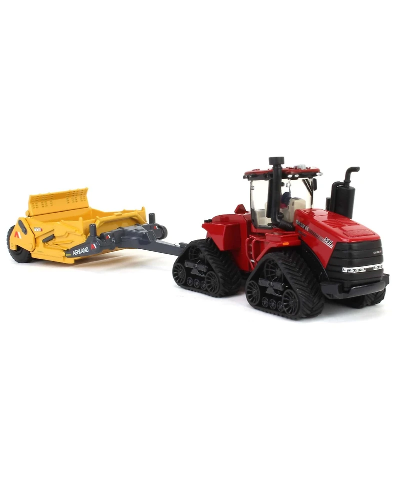 Ertl 1/64 Case Ih Steiger 595 Quadtrac Tractor with Ashland 2811E Scraper 44378