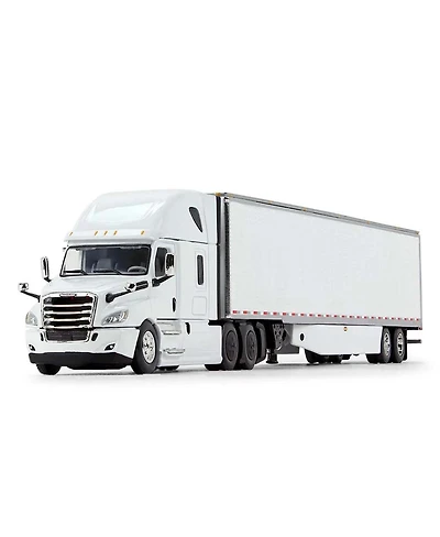 First Gear Dcp 1/64 Freightliner 2018 Cascadia Sleeper w/ 53' Utility Trailer & Thermo King Reefer