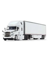 First Gear Dcp 1/64 Freightliner 2018 Cascadia Sleeper w/ 53' Utility Trailer & Thermo King Reefer