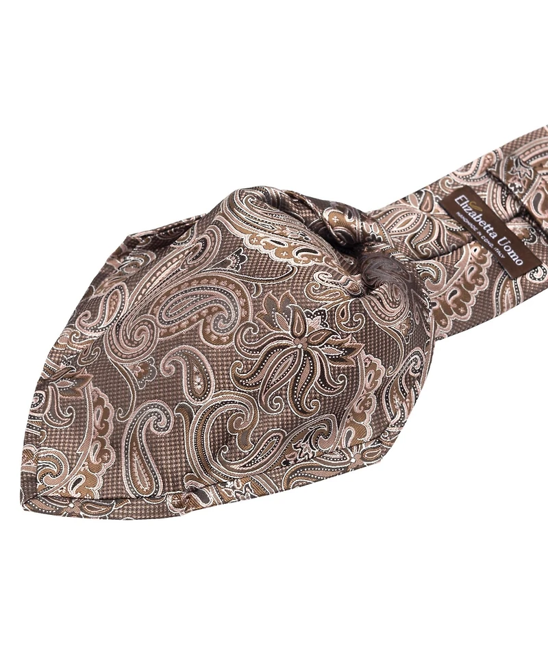 Elizabetta Big & Tall Pavia - Silk Jacquard Tie for Men