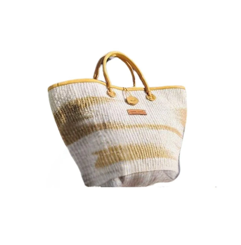 Peace Life Sisal Tote Basket Tote Bag