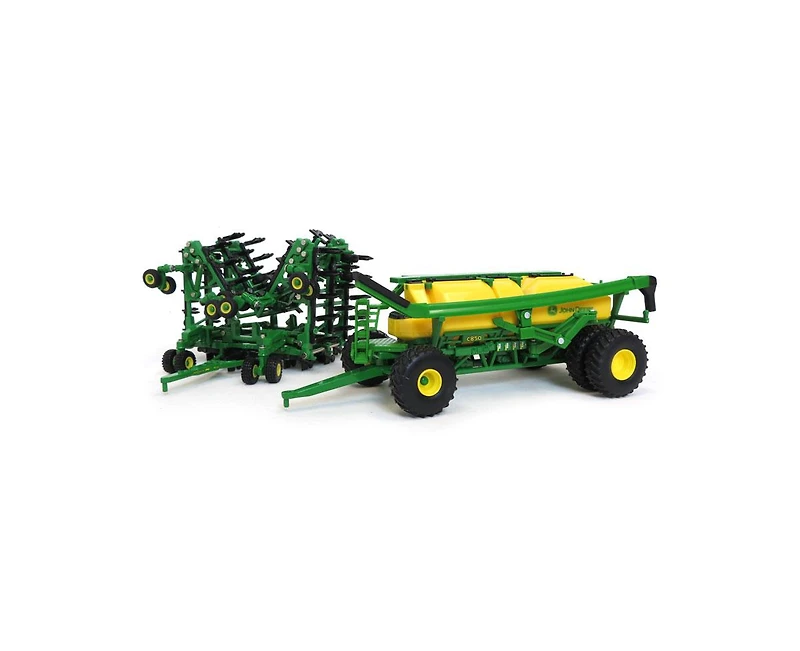 Ertl 1/64 John Deere Air Seeder Set with 1870 Air Drill & C850 Air Cart