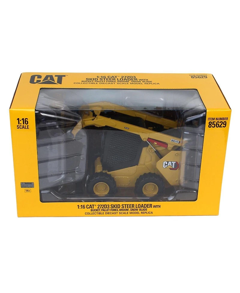 Ertl 1/16 Yellow High Detail Caterpillar Wheeled 272D3 Skid Steer Loader
