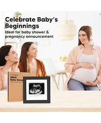 Solo Baby Sonogram Picture Frame, Modern Ultrasound Frames, Pregnancy Announcements Frame