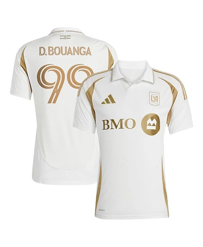 Adidas Men's Denis Bouanga White Lafc 2025 Secondary Replica Player Jersey
