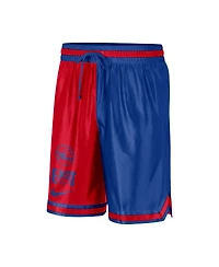 Nike Men's Royal/Red Philadelphia 76ers Courtside Versus Force Split Dna Performance Shorts