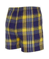 Concepts Sport Men's Purple Los Angeles Lakers Region Flannel Boxer Shorts