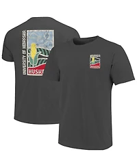 Image One Men's Graphite Nebraska Huskers Comfort Colors Minimal Vista Distressed Graphics T-Shirt