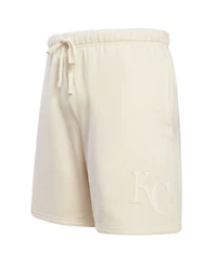 Pro Standard Men's Cream Kansas City Royals Neutral Fleece Shorts