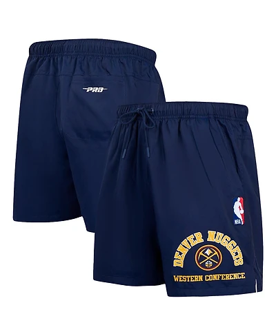 Pro Standard Men's Navy Denver Nuggets Area Code Shorts