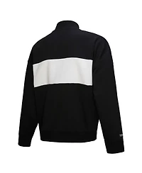Mitchell & Ness Women's Black San Francisco 49ers Quarter-Zip Jacket