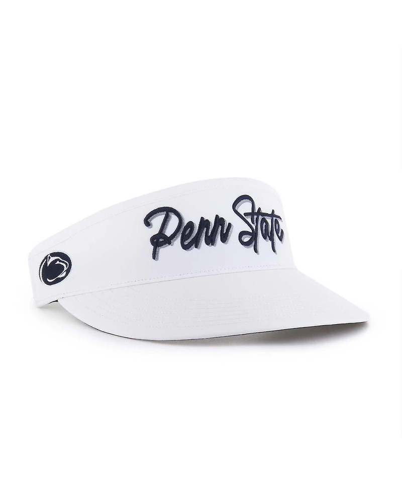 '47 Brand Men's White Penn State Nittany Lions Melbourne Brrr Adjustable Visor Hat
