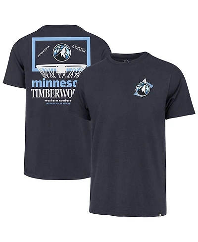'47 Brand Men's Navy Minnesota Timberwolves City Edition Backboard T-Shirt