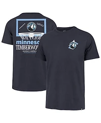 '47 Brand Men's Navy Minnesota Timberwolves City Edition Backboard T-Shirt