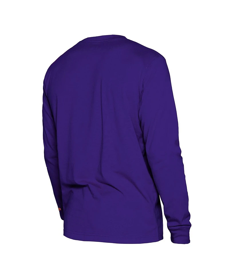 New Era Men's Purple Phoenix Suns 2024/25 City Edition Long Sleeve T-Shirt