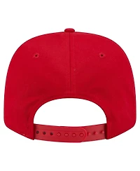 New Era Men's Red Washington Nationals Circle Patch 9SEVENTY Stretch-Snap Hat