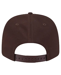 New Era Men's Brown San Diego Padres Circle Patch 9SEVENTY Stretch-Snap Hat