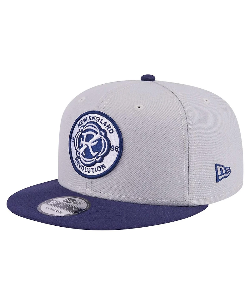 New Era Men's Gray New England Revolution Color Pack Two-Tone 9FIFTY Snapback Hat