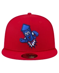 New Era Men's Red Worcester Sox Copa de la Diversion 59FIFTY Fitted Hat