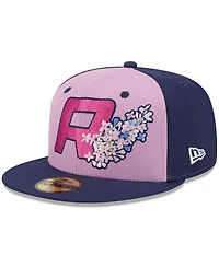 New Era Men's Purple Rochester Red Wings Theme Nights 59FIFTY Fitted Hat