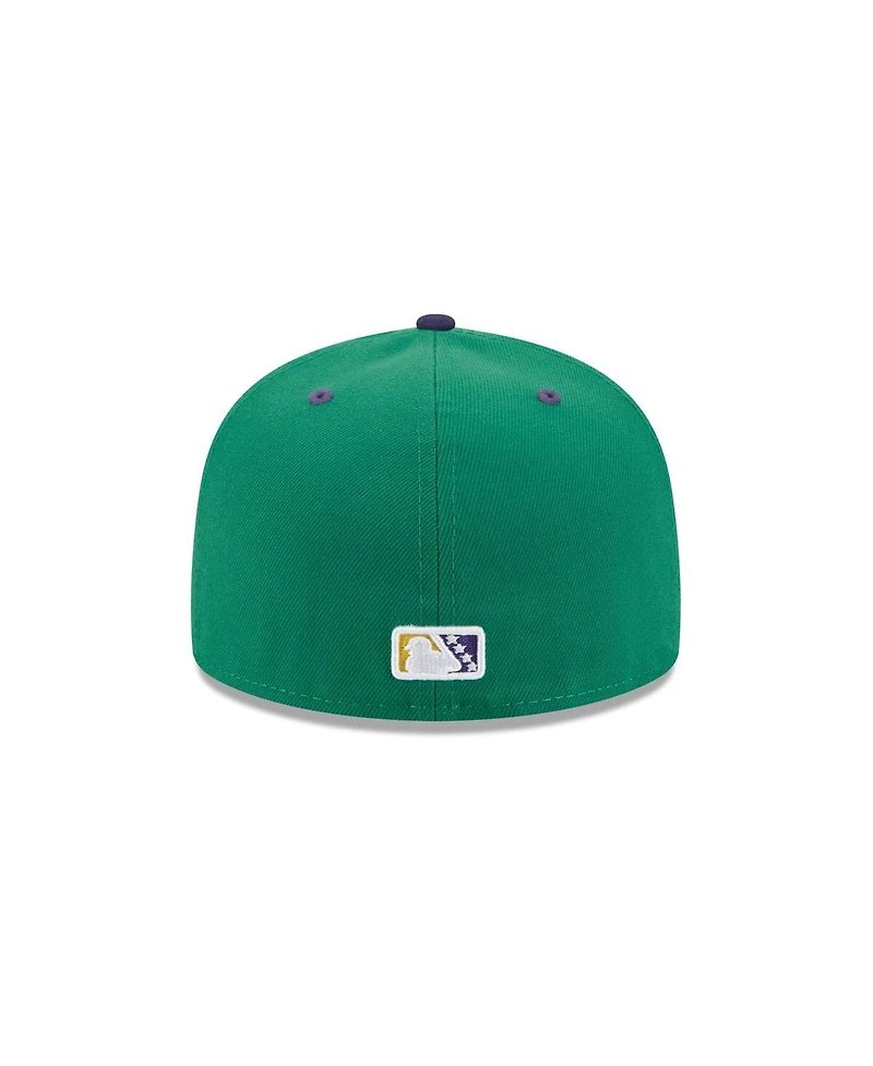 New Era Men's Green Louisville Bats Theme Nights 59FIFTY Fitted Hat