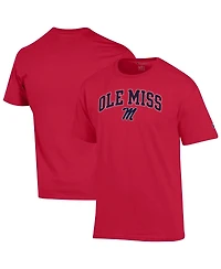 Champion Men's Red Ole Miss Rebels Arch Over Logo T-Shirt