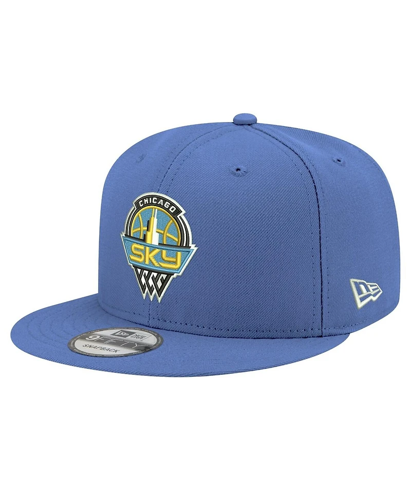 New Era Men's and Women's Sky Blue Chicago Sky Logo 9FIFTY Snapback Hat