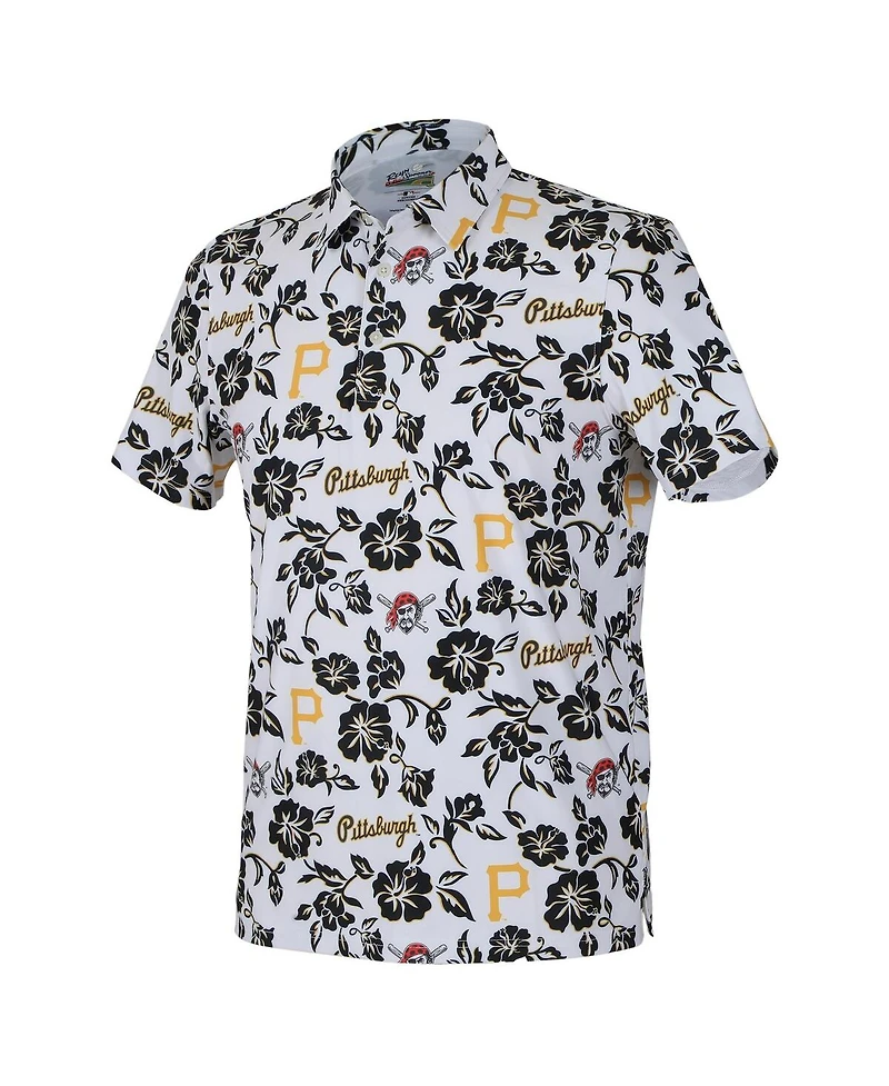 Reyn Spooner Men's White Pittsburgh Pirates Pua Performance Polo Shirt