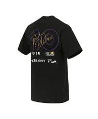 Round21 Men's and Women's Black Kelsey Plum Los Angeles Sparks Boxy Signature Name Number T-Shirt