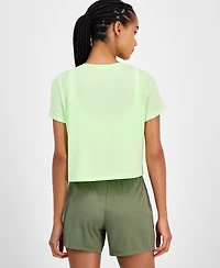 Id Ideology Women's Short-Sleeve Crewneck Knit T-Shirt, Exclusively at Macy's