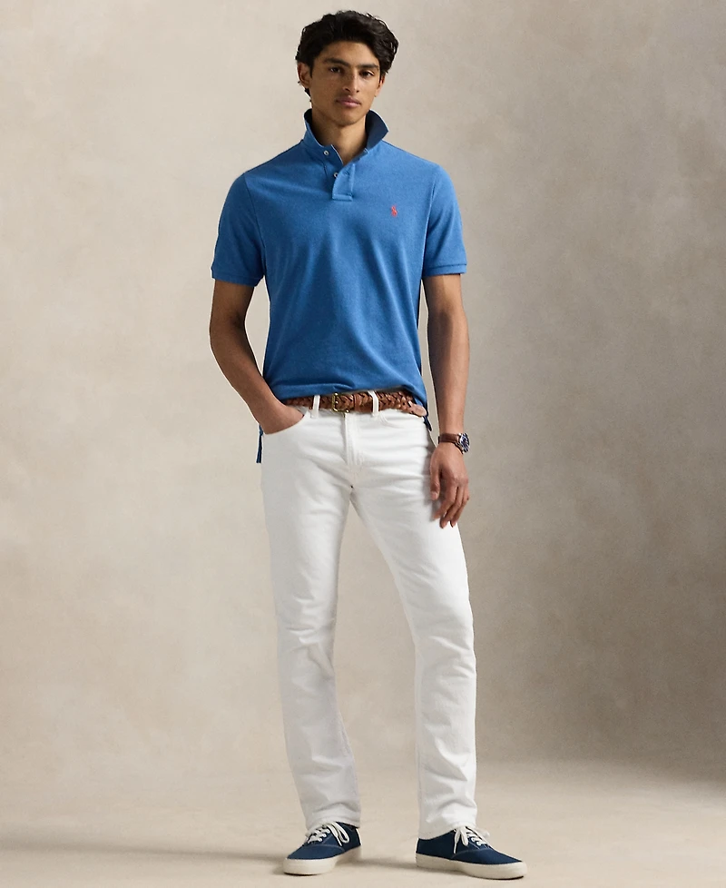 Polo Ralph Lauren Men's Cotton Custom Slim Fit Mesh Polo Shirt