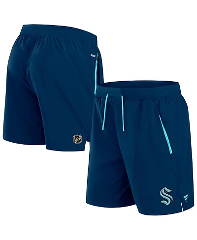 Fanatics Men's Deep Sea Blue Seattle Kraken Authentic Pro Rink Performance Shorts