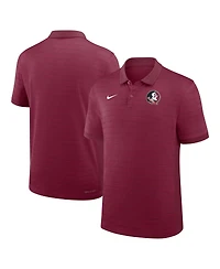 Nike Men's Garnet Florida State Seminoles 2025 Early Season Coaches Sideline Victory Stripe Performance Polo Shirt