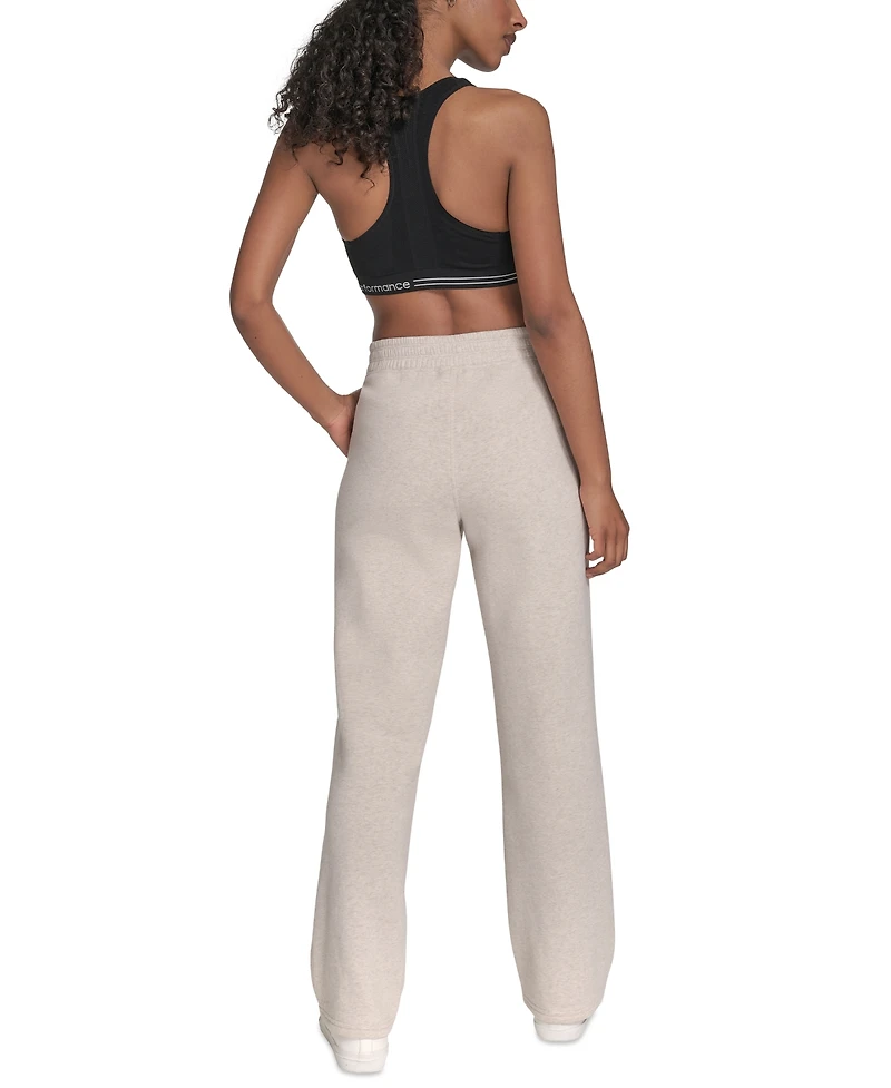 Calvin Klein Performance Women's High-Waist Straight-Leg Sweatpants