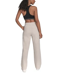 Calvin Klein Performance Women's High-Waist Straight-Leg Sweatpants