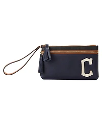 Dooney & Bourke Cleveland Guardians Infield Double-Zip Wristlet