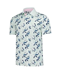Puma Men's Mint Arnold Palmer Mattr Spring Florals Polo Shirt