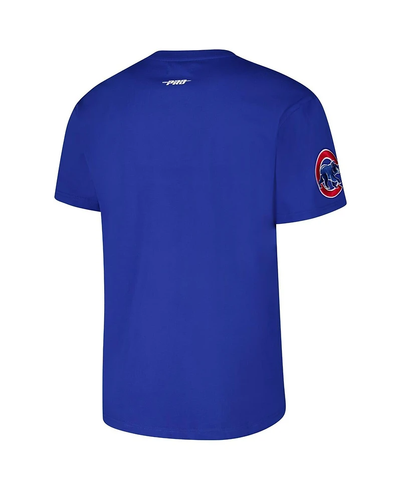 Pro Standard Men's Royal Chicago Cubs Turn It Up Dropped Shoulder T-Shirt