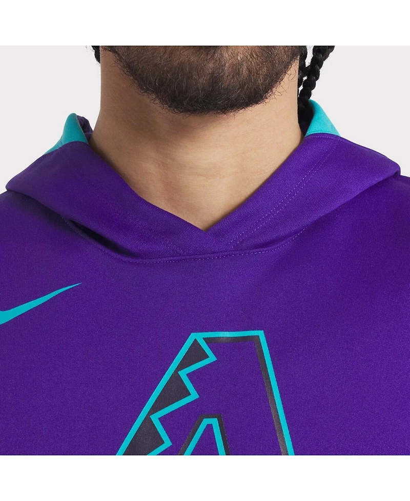Nike Men's Purple Arizona Diamondbacks 2025 City Connect Authentic Collection Sleeveless Performance Pullover Hoodie
