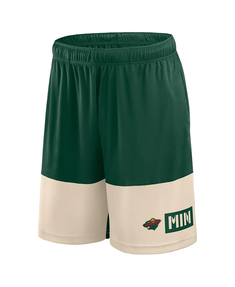 Logo Athletic Men's Green Minnesota Wild Best of the Shorts