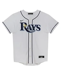 Outerstuff Little Boys and Girls White Tampa Bay Rays Home Replica Jersey