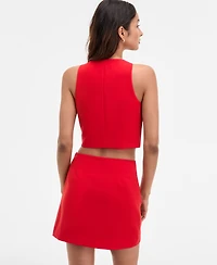 French Connection Women's Azra Twill Double-Breasted Top