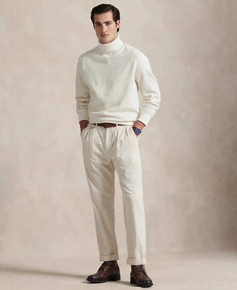 Polo Ralph Lauren Men's Waffle-Knit Fleece Turtleneck