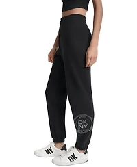 Dkny Sport Women's Embellished Medallion-Logo Joggers