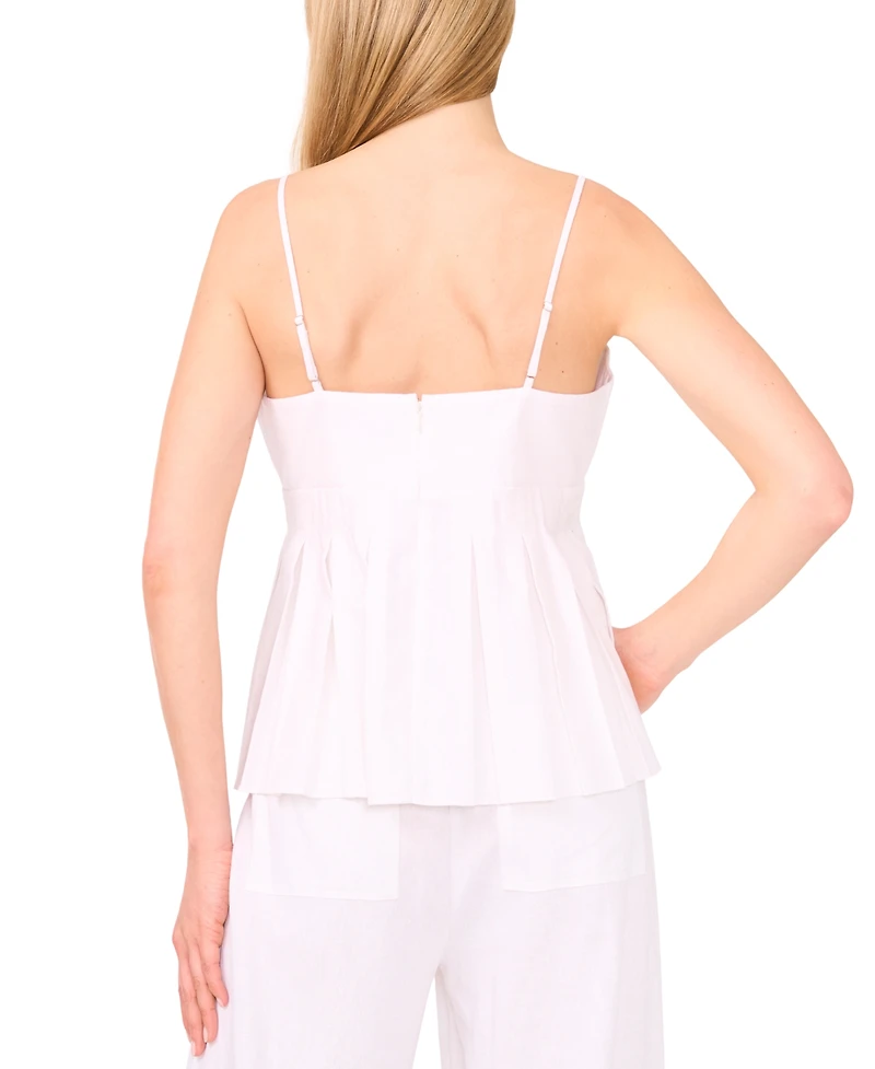 Parker Women's The Kamri Linen-Blend Peplum Top