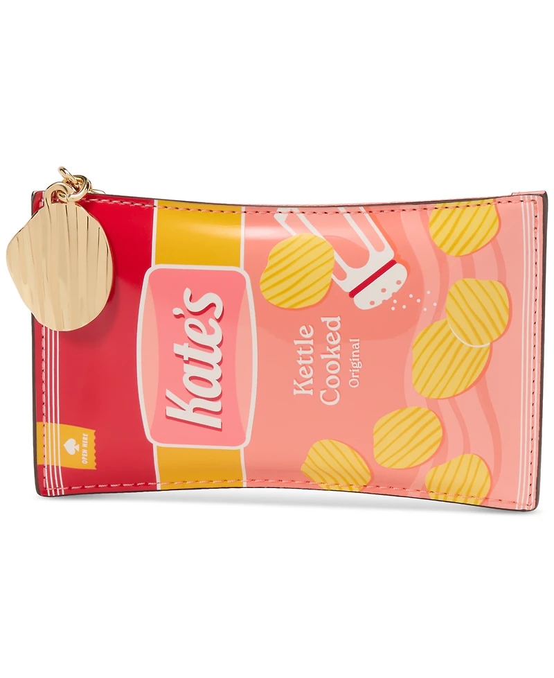 kate spade new york Snack Time Patent Card Case Wristlet