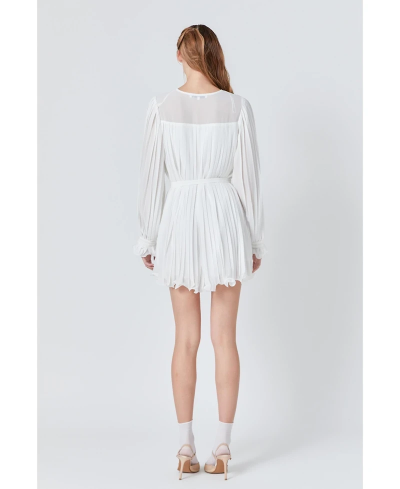 endless rose Women's Pleated Romper