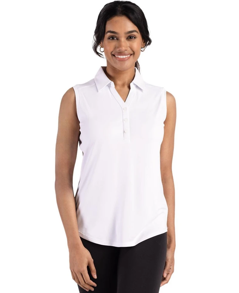 Cutter & Buck Women's Forge Eco Stretch Recycled Sleeveless Polo