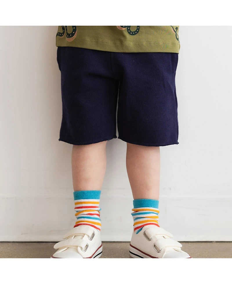 Mightly Toddler Fair Trade Organic Cotton Above the Knee Shorts