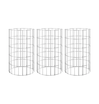 Circular Gabion Raised Beds 3 pcs Galvanized Steel 11.8"x19.7"